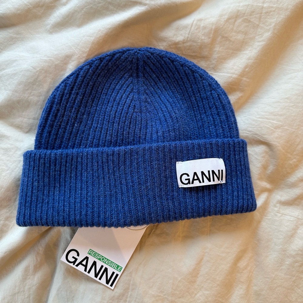 Ganni knit beanie